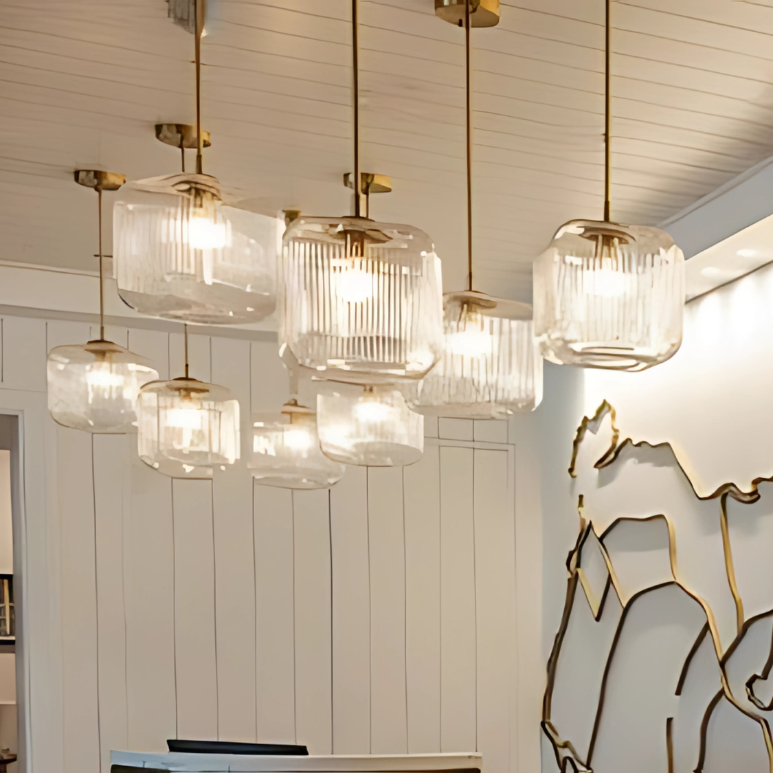 a custom luxury ceiling fixture